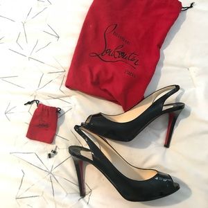 Christian Louboutin peep toe